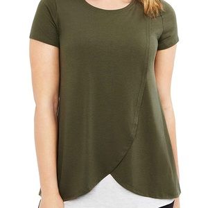 Motherhood Maternity Layered nursing top